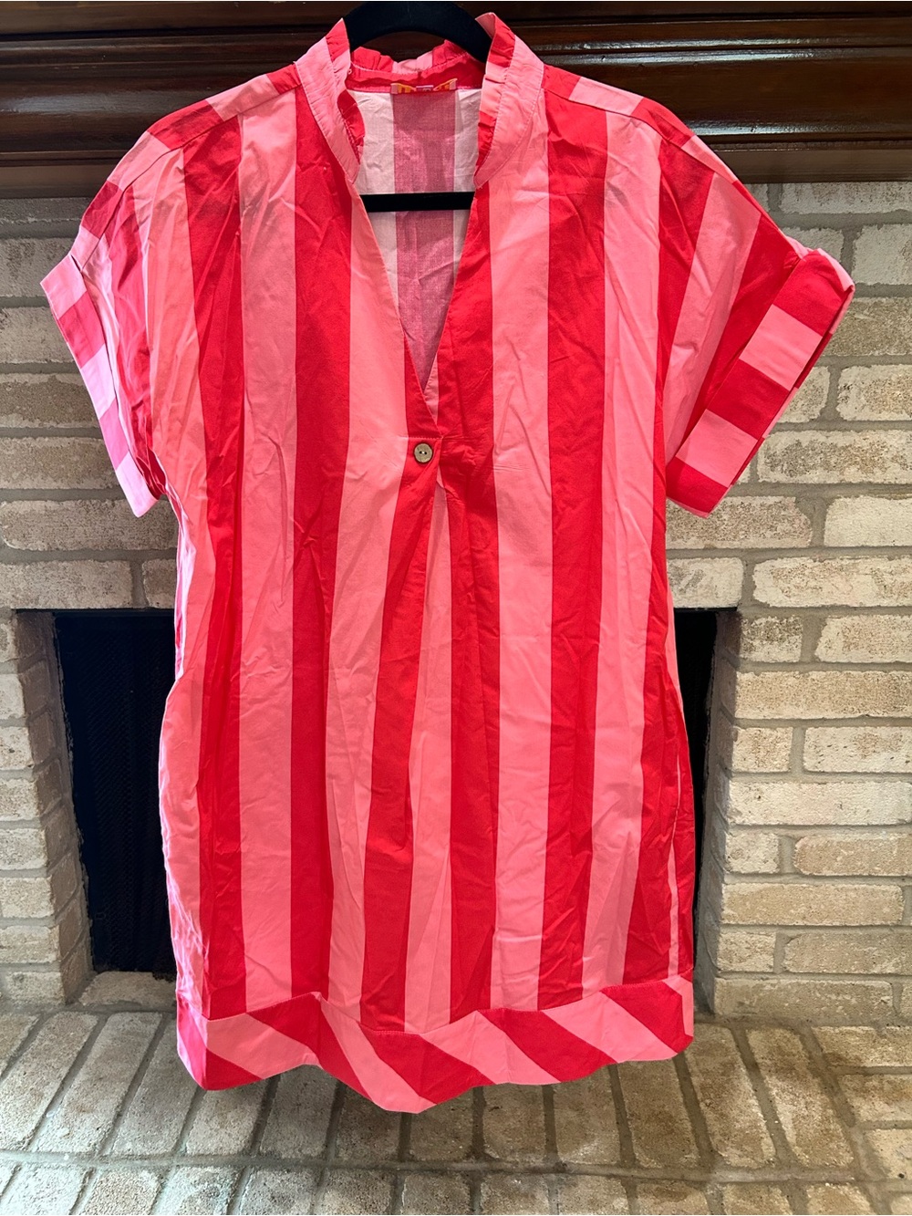 THML Pink Striped Mini Dress EUC - Picture 2 of 6